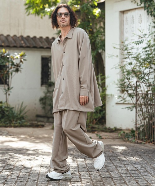 CAMBIO（カンビオ） シャツ ms6353- Ripple Dolman Sleeve Shirts