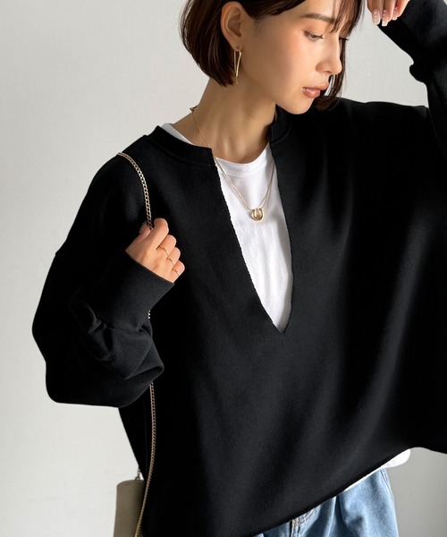 「classicalelf」 スウェットカットソー LARGE ベージュ レディース_画像2