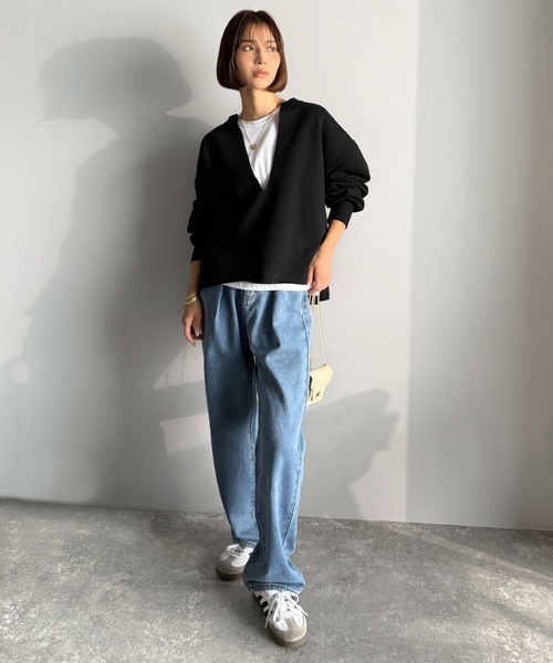 「classicalelf」 スウェットカットソー LARGE ベージュ レディース_画像3