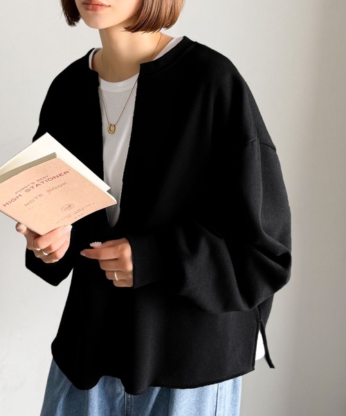 「classicalelf」 スウェットカットソー LARGE ベージュ レディース_画像5