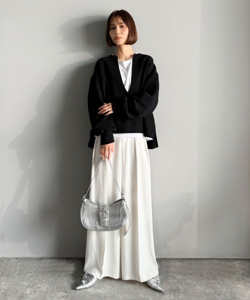 「classicalelf」 スウェットカットソー LARGE ベージュ レディース_画像8