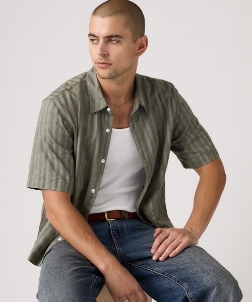 Levi's（リーバイス） シャツ 半袖 ショートスリーブ ラマ ボックス