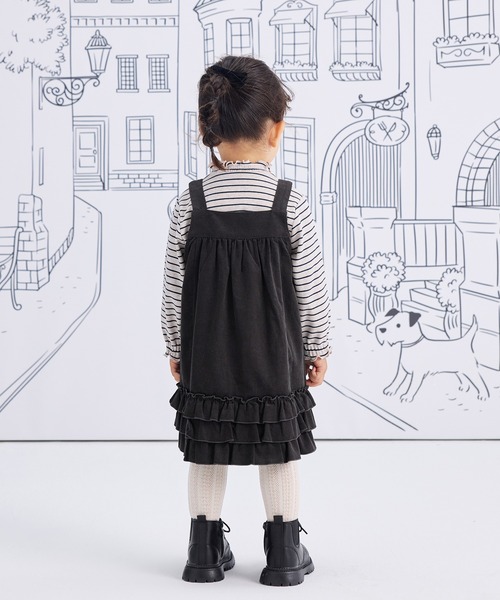 「combimini」 「KIDS」スカート 90 チャコールグレー キッズ_画像9