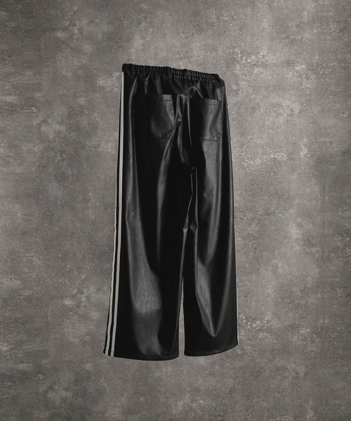 「ADRER」 ジャージパンツ L ブラック メンズ_画像6