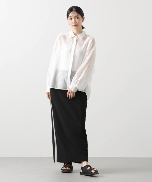 「Gready Brilliant」 「tomber du ciel」長袖ブラウス FREE ブラウン レディース_画像8