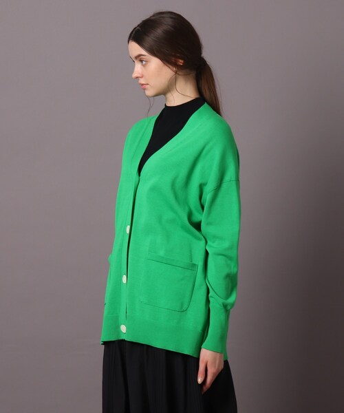 「DRESSTERIOR」 ニットカーディガン 38 ホワイト レディース_画像7