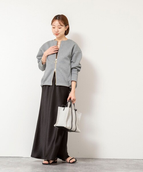 えるえる　NOLLEY’Sノーリーズタックブルゾン定価1.9万円 NOLLEY'S（ノーリーズ） ブルゾン アウター ウォッシャブルダンボール