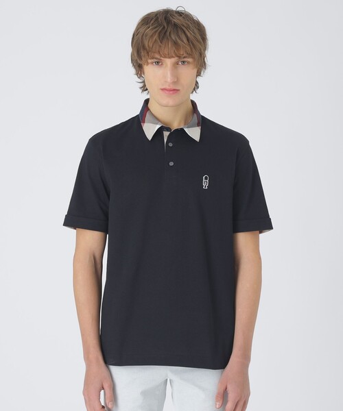 ブラックレーベルクレストブリッジ ポロシャツ BLACK LABEL CRESTBRIDGE - BLACK LABEL CRESTBRIDGE ポロシャツ M 紺