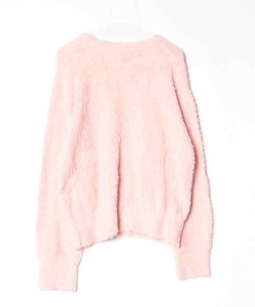 「M y u」 長袖ニット FREE ピンク レディース_画像2