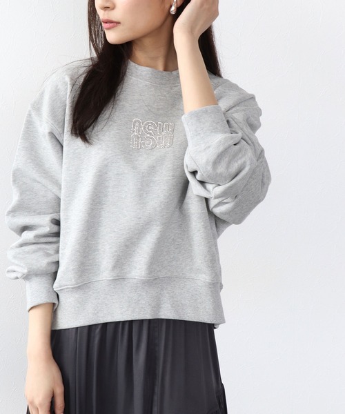 Jines（ジネス） トレーナー スウェット キラキラロゴスウェット 