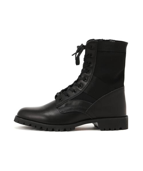 AVIREX ブラック レザーブーツ AVIREX（アヴィレックス） ブーツ 「直営店限定」COMBAT BOOTS