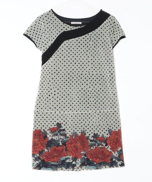 VIVIENNE TAM ワンピース size 0 VIVIENNE TAM（ヴィヴィアンタム） 半袖ワンピース 1 イエロー
