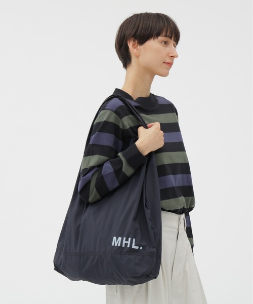 「MHL.」 トートバッグ FREE ネイビー レディースの画像