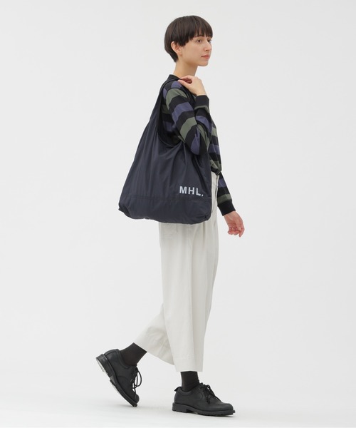 「MHL.」 トートバッグ FREE ネイビー レディースの画像