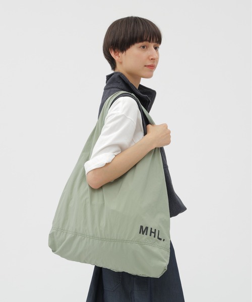 「MHL.」 トートバッグ FREE ネイビー レディースの画像