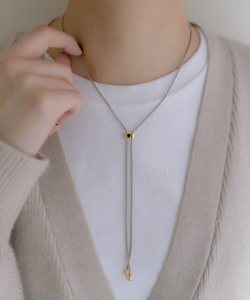 「ear PAPILLONNER」 ネックレス FREE ゴールド レディース