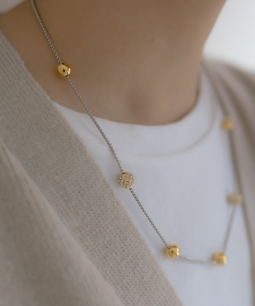 「ear PAPILLONNER」 ネックレス FREE ゴールド レディース