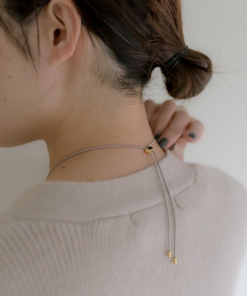 「ear PAPILLONNER」 ネックレス FREE ゴールド レディース