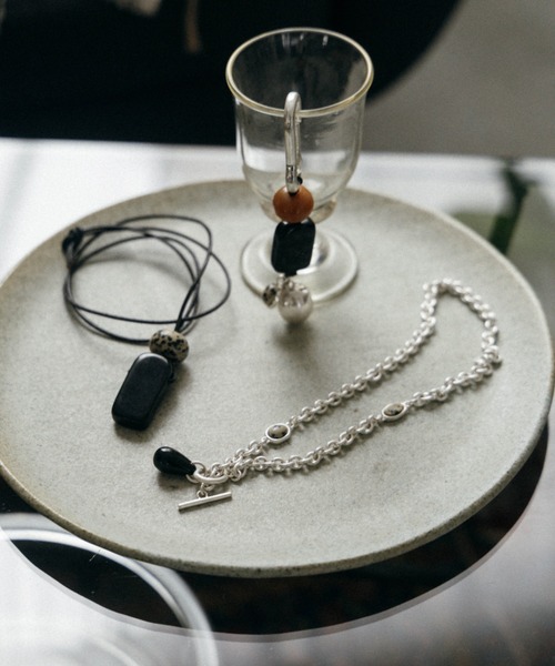 ネックレス STONE CHAIN NECKLACE/ストーンチェーンネックレス レディースの画像