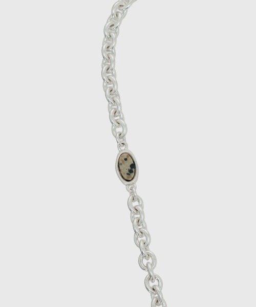 ネックレス STONE CHAIN NECKLACE/ストーンチェーンネックレス レディースの画像