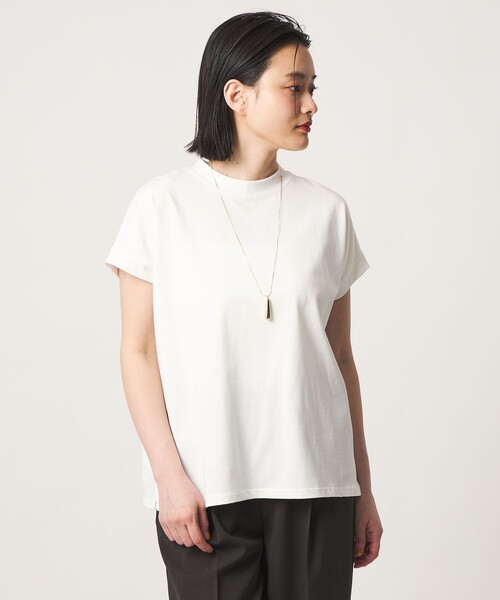 A DAY IN THE LIFE tシャツ 半袖 コットン ハイネック フレンチ