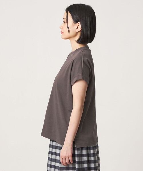 A DAY IN THE LIFE tシャツ 半袖 コットン ハイネック フレンチ