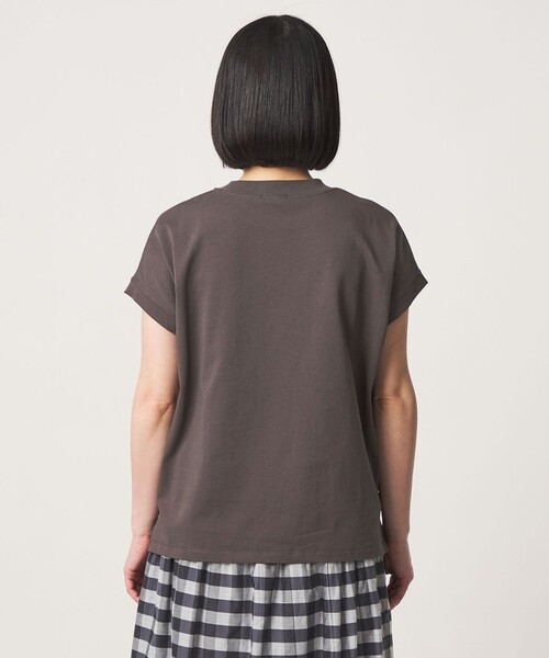 A DAY IN THE LIFE tシャツ 半袖 コットン ハイネック フレンチ