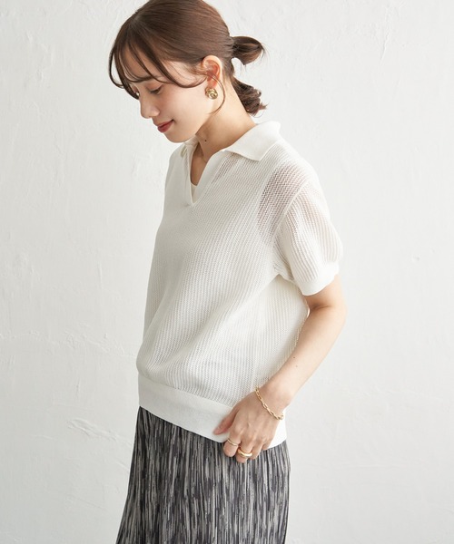 ikka（イッカ） ニット セーター 「2点セット」襟付きニットプル