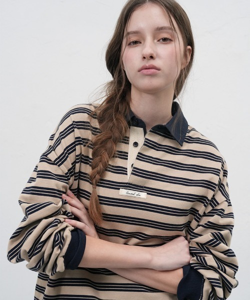「GENERAL IDEA」 長袖カットソー M ベージュ レディース_画像8