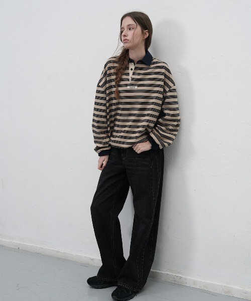 「GENERAL IDEA」 長袖カットソー M ベージュ レディース_画像9