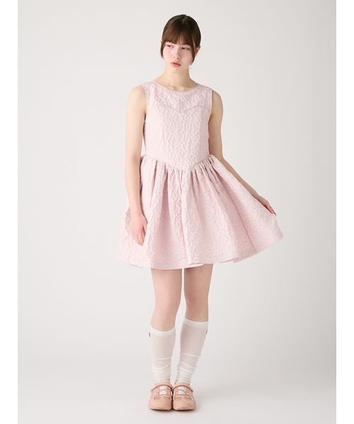 FURFUR（ファーファー） ドレス フラワージャガードミニドレス