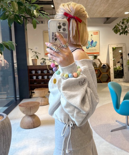 「w closet」 スウェットカットソー FREE ピンク レディース_画像3