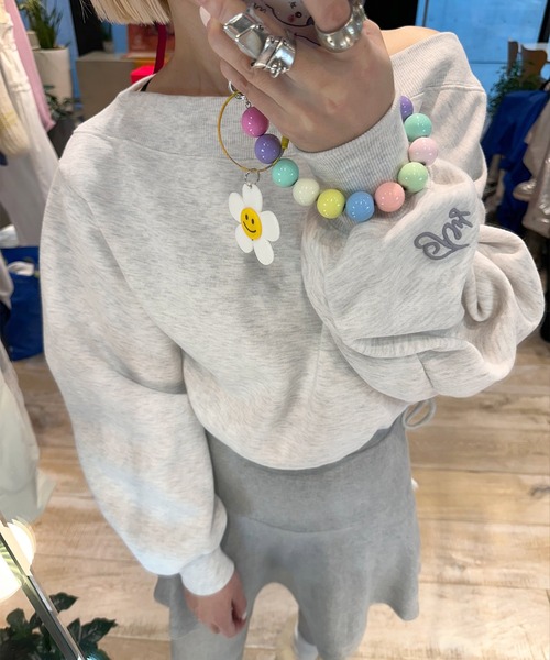 「w closet」 スウェットカットソー FREE ピンク レディース_画像4