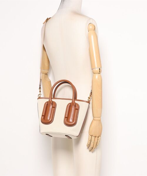 トートバッグ 「NEW」BABE SMALL TOTE IN CANVAS/ベイブ スモール トート バッグ レディース メンズの画像