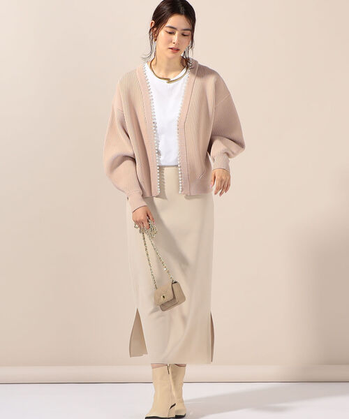 「NOLLEY'S」 カーディガン 38 チャコールグレー レディース_画像5