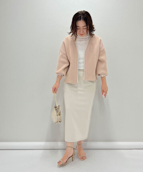 「NOLLEY'S」 カーディガン 38 チャコールグレー レディース_画像8