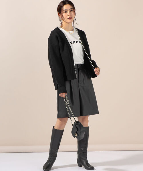 「NOLLEY'S」 カーディガン 38 チャコールグレー レディース_画像9
