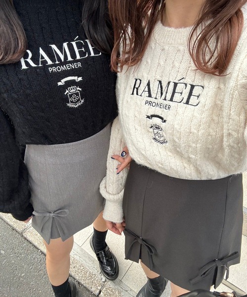 「one after another NICE CLAUP」 ミニスカート FREE グレー レディース_画像7
