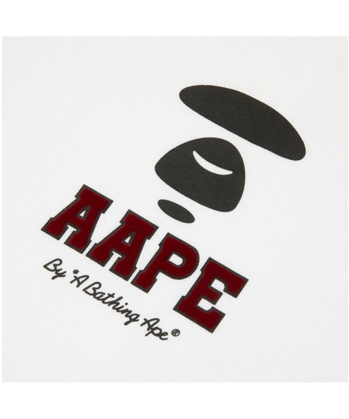 「AAPE BY A BATHING APE」 長袖Tシャツ X-LARGE ブラック メンズ_画像5