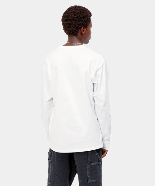 「Carhartt WIP」 長袖Tシャツ M グレー メンズ_画像2