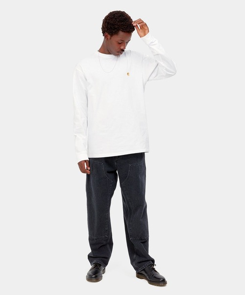 「Carhartt WIP」 長袖Tシャツ M グレー メンズ_画像3