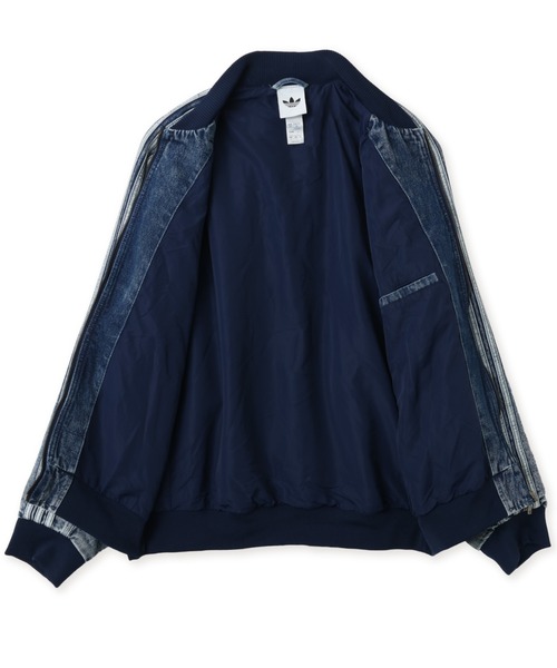 【本日値下げしてます】 デニムSSTトラックジャケット M adidas（アディダス） デニムジャケット gジャン adidas SST TRACK TOP