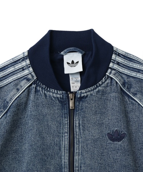 adidas（アディダス） デニムジャケット gジャン adidas SST TRACK TOP
