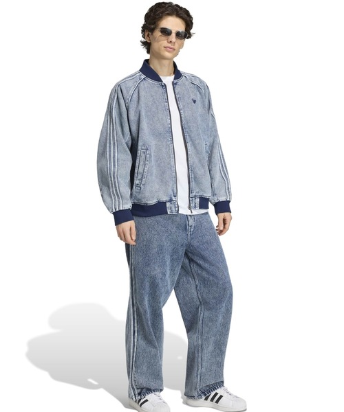 adidas（アディダス） デニムジャケット gジャン adidas SST TRACK TOP