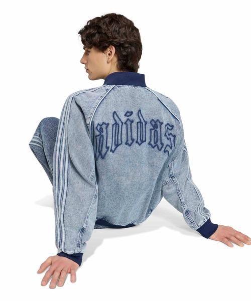 adidas（アディダス） デニムジャケット gジャン adidas SST TRACK TOP