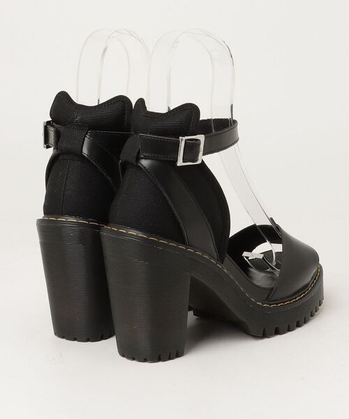 「Dr. Martens」 ヒールサンダル - ブラック レディース_画像2