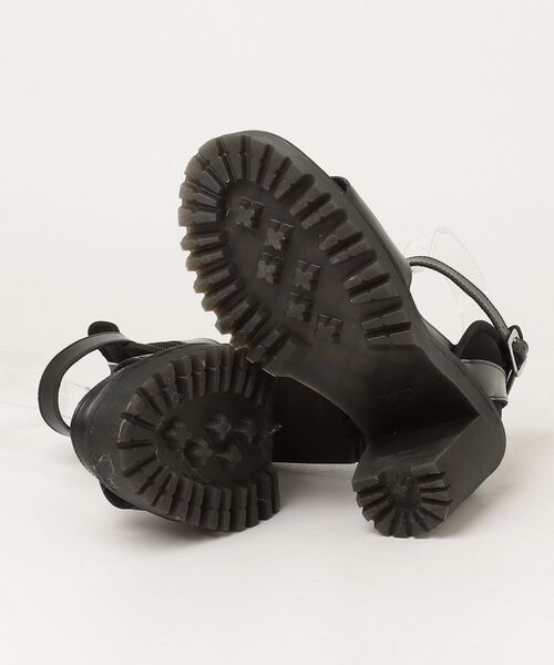 「Dr. Martens」 ヒールサンダル - ブラック レディース_画像3