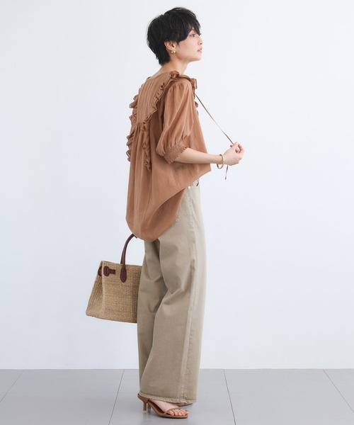 「surt」 デニムパンツ 2 ベージュ レディース_画像3
