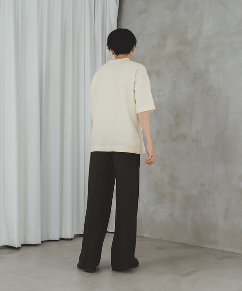 「SELLE GLANT」 スラックス MEDIUM チャコールグレー メンズ_画像6