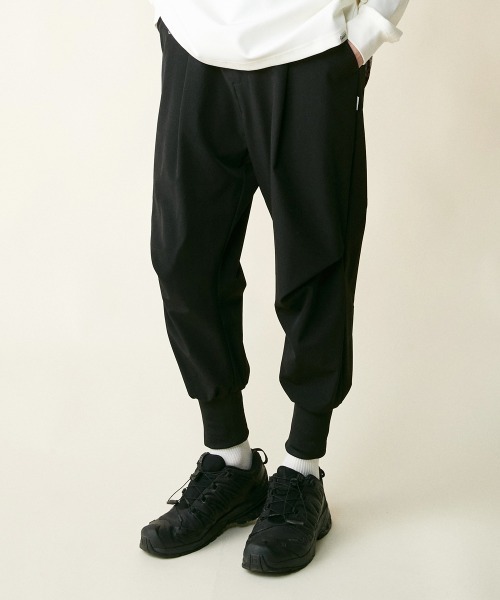 rehacer ブラック サルエルパンツ rehacer（レアセル） サルエルパンツ SMALL ブラック メンズ